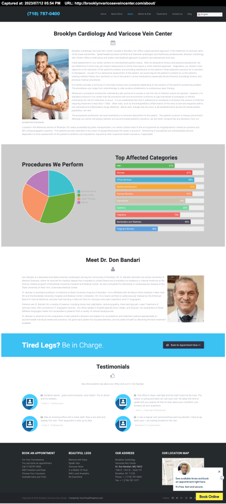 Brooklyn Cardiology — Medical Practice Website